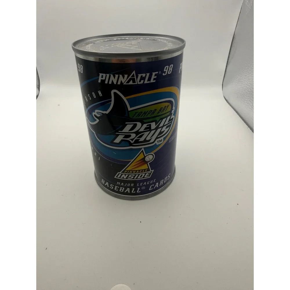 1998 Pinnacle Inside Baseball Tampa Bay Devil Rays Inaugural Season Unopened Tin